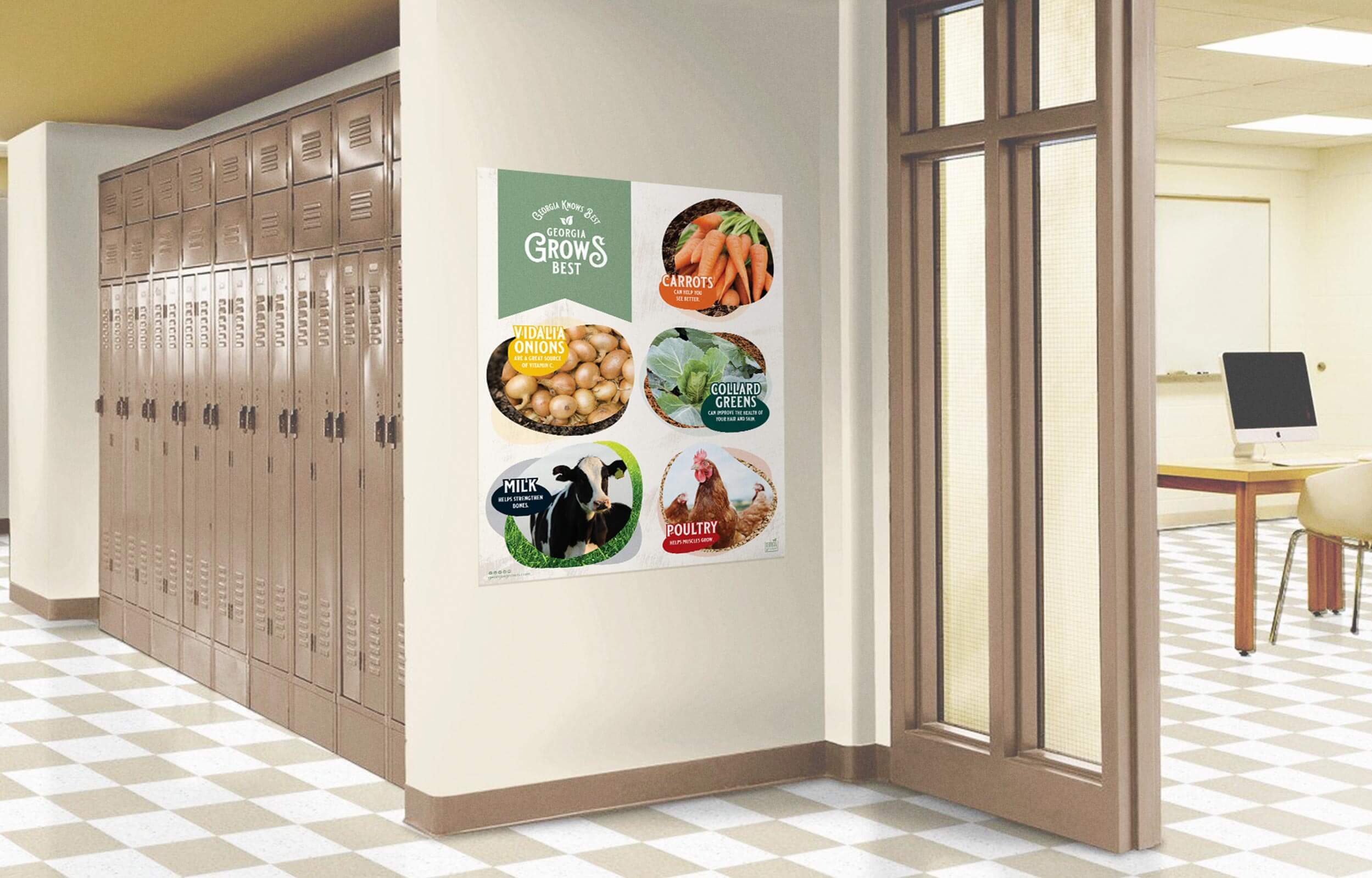 Georgia Grown School Kit Poster